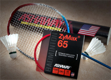 660ft Ashaway ZyMax 65 Reel Red Badminton String 0.65mm 200m 