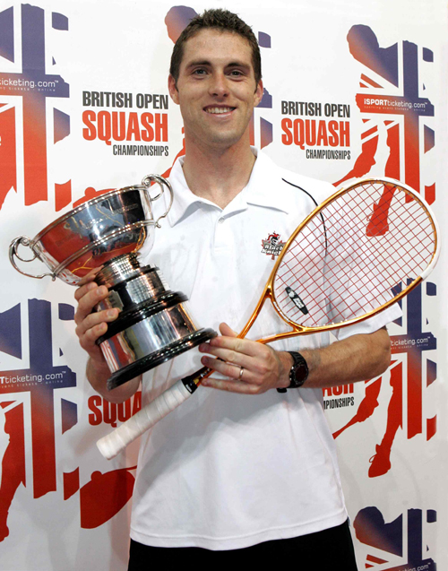 Palmer with his British Open Trophy