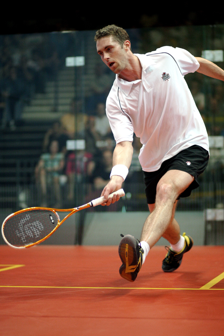 Champion David Palmer uses Ashaway Racket Strings