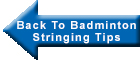 Back to Badminton Stringing Tips