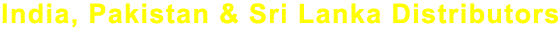 India, Pakistan, and Sri Lanka Distributor