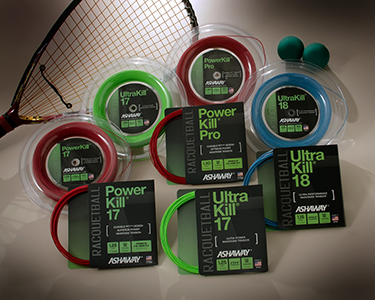 Zyex-based strings for racquetball